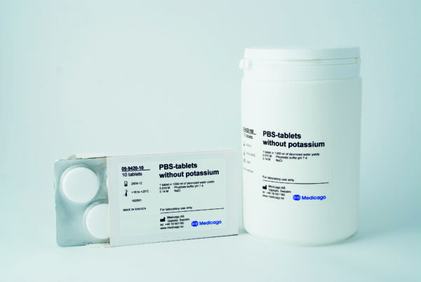 Phosphate Buffered Saline (PBS) tablets without K